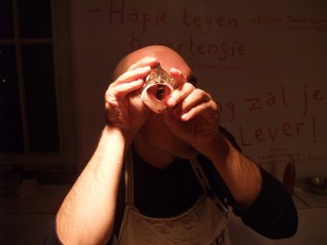 The cook and the fish-eye