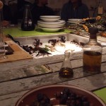 A course of crayfish