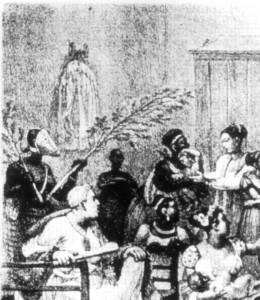 Mouth-locks worn by slaves in Brazil to prevent geophagia